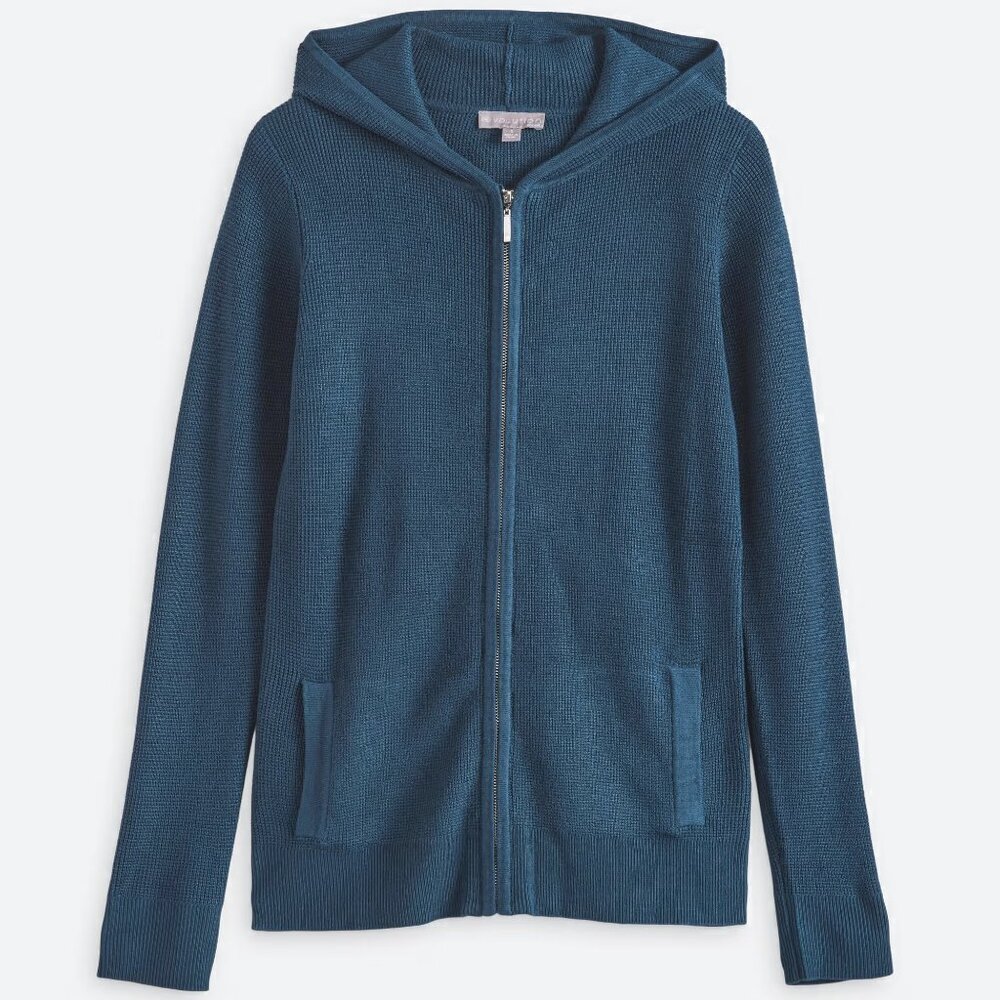 Evolution by Cyrus Sana Waffle Zip Up Hoodie